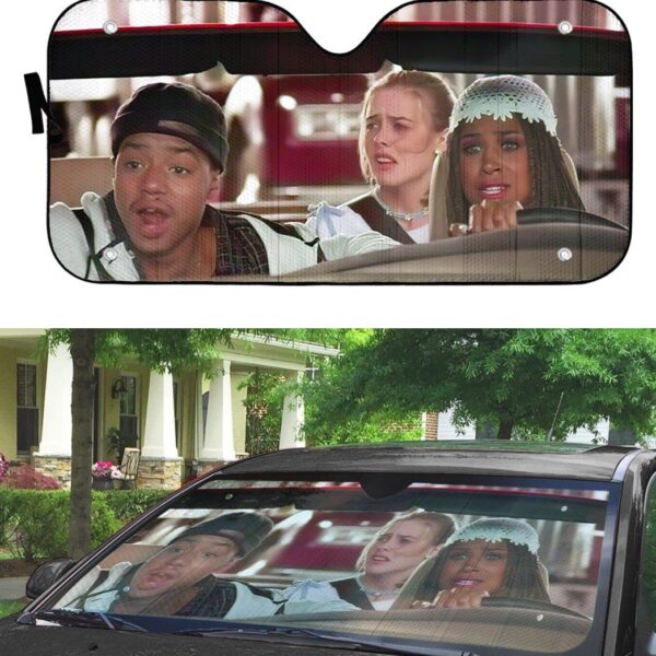 Gearhumans 3D Clueless Car Auto Sunshade GS2804213 Auto Sunshade