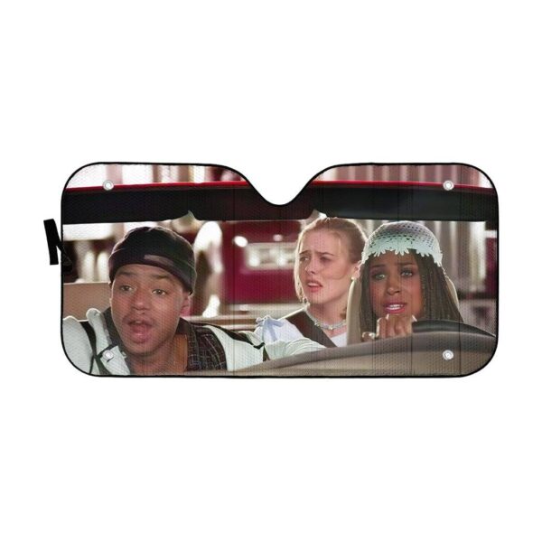 Gearhumans 3D Clueless Car Auto Sunshade GS2804213 Auto Sunshade 57''x27.5'' 