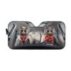 gearhumans 3D CocaCola Chartreux Cats Custom Car Auto Sunshade GV050614 Auto Sunshade 57''x27.5''