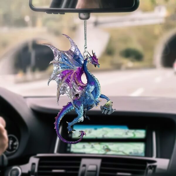Gearhumans 3D Colorful Dragon Car Hanging GJ24052104 Car Hanging