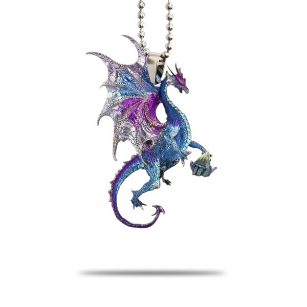 Gearhumans 3D Colorful Dragon Car Hanging GJ24052104 Car Hanging Car Hanging/1 Pack 