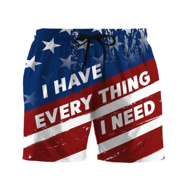 Gearhumans 3D Couple Matching I Have Eveything I Need Custom Beach Shorts Swim Trunk GW01066 Men Shorts Men Shorts S