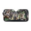 gearhumans 3D Couple Of koala Auto Sunshade GL25063 Auto Sunshade 57''x27.5''
