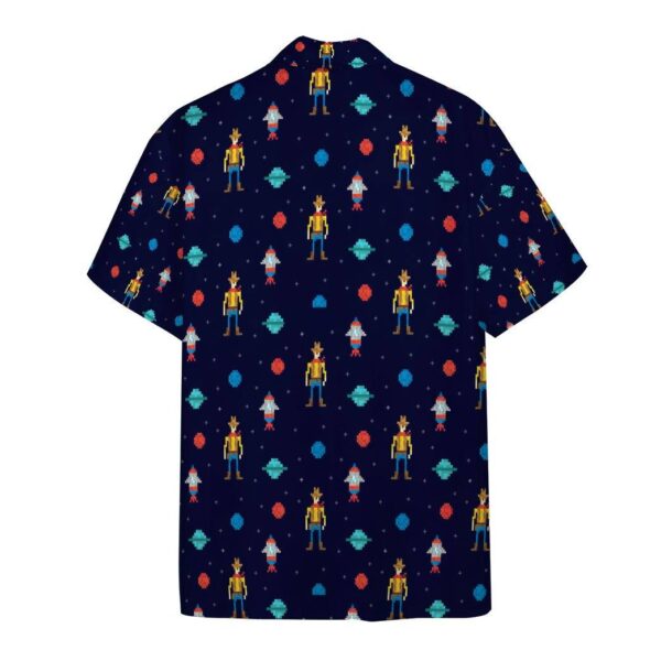 Gearhumans 3D Cowboy In Space Custom Hawaii Shirt GO12052117 Hawai Shirt