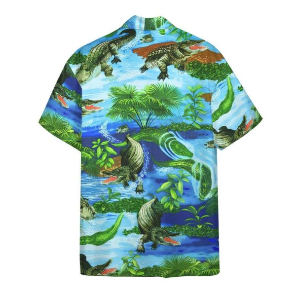 Gearhumans 3D Crocodile Hawaii Shirt ZZ1905213 Hawai Shirt