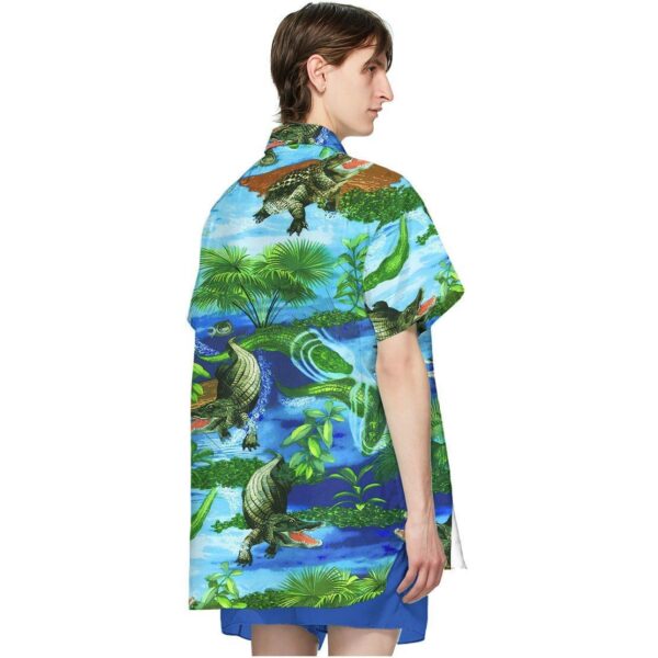 Gearhumans 3D Crocodile Hawaii Shirt ZZ1905213 Hawai Shirt 