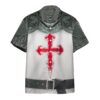 Gearhumans 3D Crusader Knight Armour Hawaii Shirt ZB31038 Hawai Shirt Short Sleeve Shirt S 