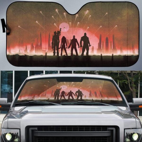 gearhumans 3D Custom Car Auto Sunshade Galaxy Protectors GA10035 Auto Sunshade