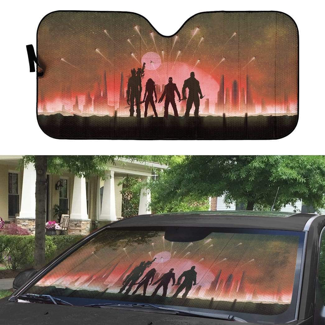 gearhumans 3D Custom Car Auto Sunshade Galaxy Protectors GA10035 Auto Sunshade