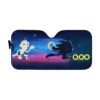 gearhumans 3D Custom Car Auto Sunshade Sonic And LOTR My Precious GT28022 Auto Sunshade 57''x27.5''