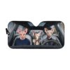 gearhumans 3D Custom Car Auto Sunshade The Sphynx Cat Family GL13054 Auto Sunshade 57''x27.5''