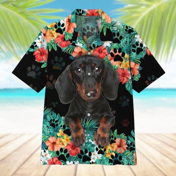 Gearhumans 3D Dachshund Hawaii Shirt ZZ02045 Hawai Shirt 