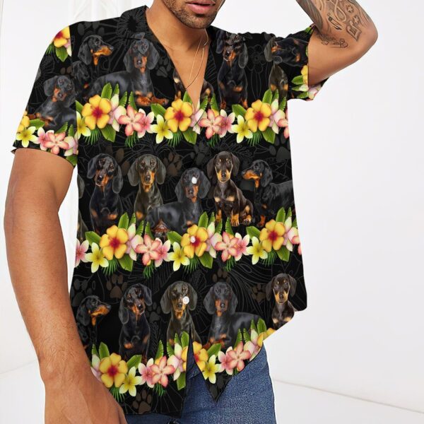 Gearhumans 3D Dachshund Hawaii Shirt ZZ13046 Hawai Shirt 