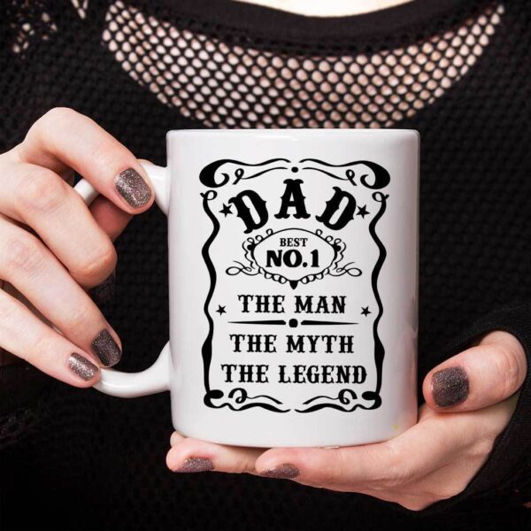 Gearhumans 3D Dad The Man The Myth The Legend Mug ZK1405219 Mug 