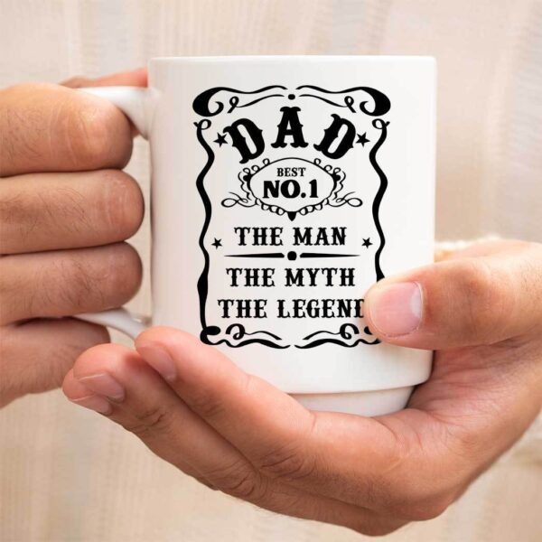 Gearhumans 3D Dad The Man The Myth The Legend Mug ZK1405219 Mug 