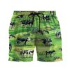 Gearhumans 3D Dairy Cow Beach Short ZZ26052111 Men Shorts Beach Shorts / S