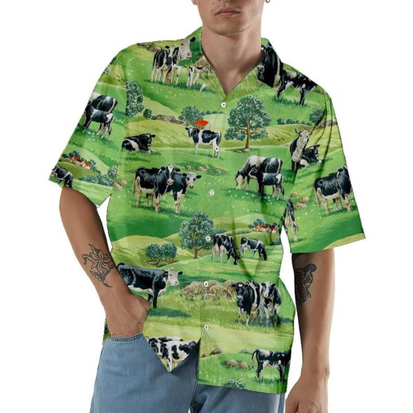 Gearhumans 3D Dairy Cow Hawaii Shirt ZZ26052110 Hawai Shirt 