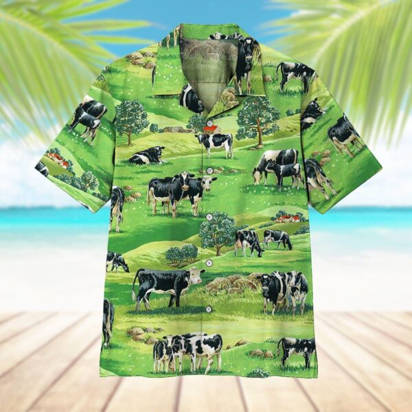 Gearhumans 3D Dairy Cow Hawaii Shirt ZZ26052110 Hawai Shirt 