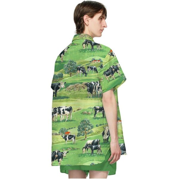 Gearhumans 3D Dairy Cow Hawaii Shirt ZZ26052110 Hawai Shirt 