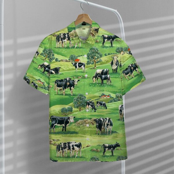 Gearhumans 3D Dairy Cow Hawaii Shirt ZZ26052110 Hawai Shirt 