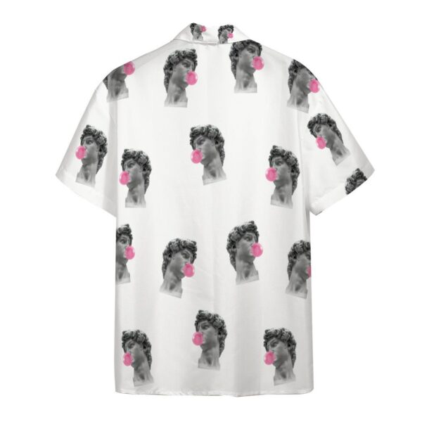 Gearhumans 3D David Michelangelo Bubble Gum Custom Hawaii Shirt GO13052128 Hawai Shirt
