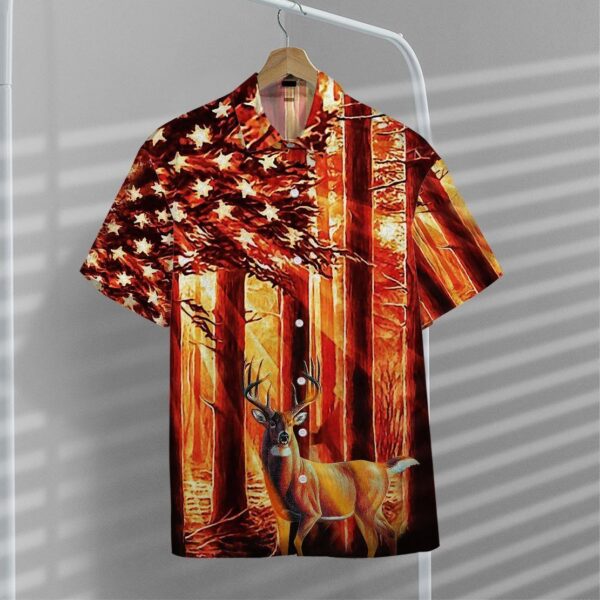 Gearhumans 3D Deer Hunting Hawaii Shirt ZZ0505213 Hawai Shirt 