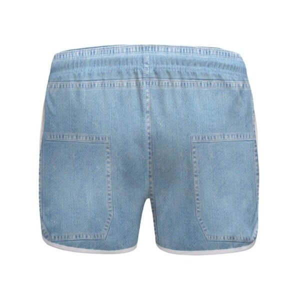 Gearhumans 3D Denim Custom Women Beach Shorts GW290711 Women Shorts