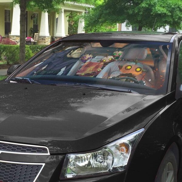 gearhumans 3D Dick Dastardly Scoob 2020 Scooby Doo 2020 Custom Car Auto Sunshade GV20072 Auto Sunshade