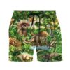 Gearhumans 3D Dinosaur Beach Short ZZ2505211 Men Shorts Beach Shorts S
