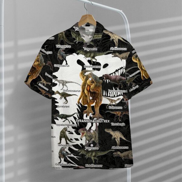 Gearhumans 3D Dinosaur Hawaii Shirt ZZ07047 Hawai Shirt 