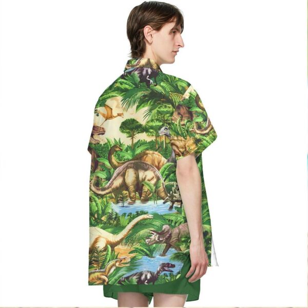 Gearhumans 3D Dinosaur Hawaii Shirt ZZ1905212 Hawai Shirt 