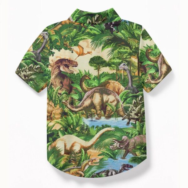 Gearhumans 3D Dinosaur Hawaii Shirt ZZ1905212 Hawai Shirt 