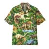 Gearhumans 3D Dinosaur Hawaii Shirt ZZ1905212 Hawai Shirt Hawaii Shirt S