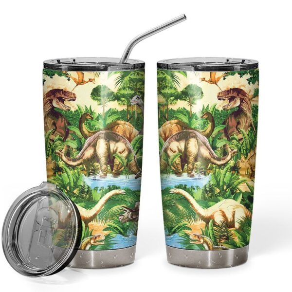 Gearhumans 3D Dinosaur Tumbler ZZ2505216 Tumbler