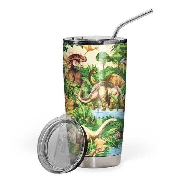 Gearhumans 3D Dinosaur Tumbler ZZ2505216 Tumbler 