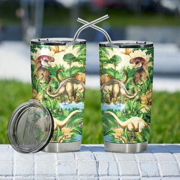 Gearhumans 3D Dinosaur Tumbler ZZ2505216 Tumbler 