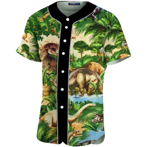 Gearhumans 3D Dinosaur World Custom Jersey Shirt GW0107219 Jersey Shirt
