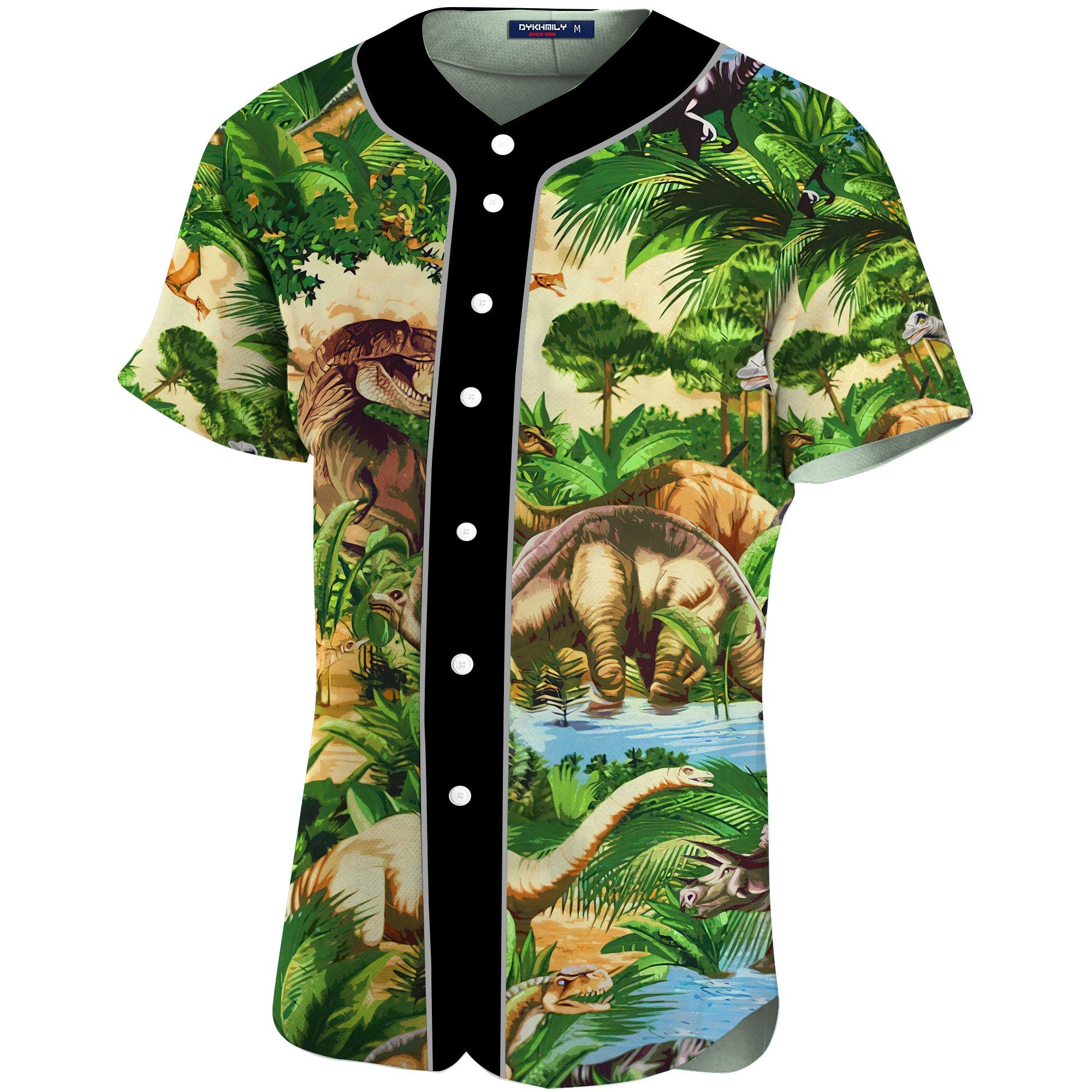 Gearhumans 3D Dinosaur World Custom Jersey Shirt GW0107219 Jersey Shirt