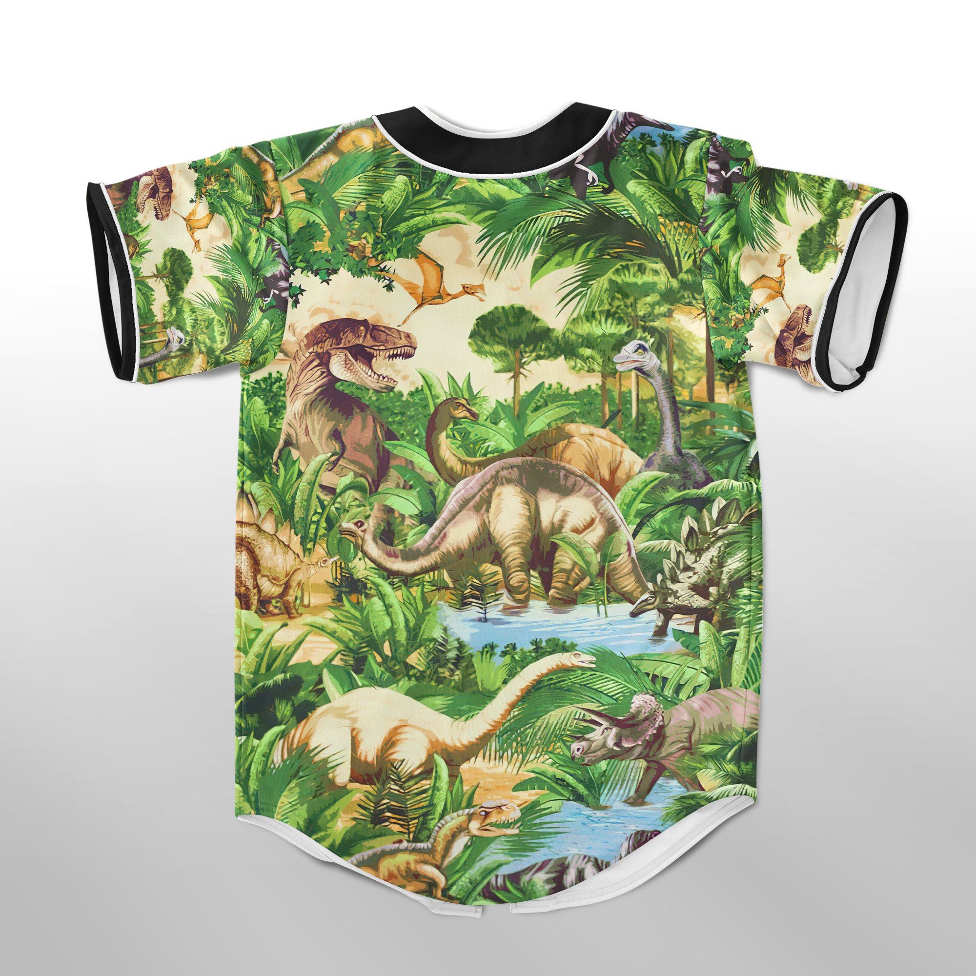 Gearhumans 3D Dinosaur World Custom Jersey Shirt GW0107219 Jersey Shirt