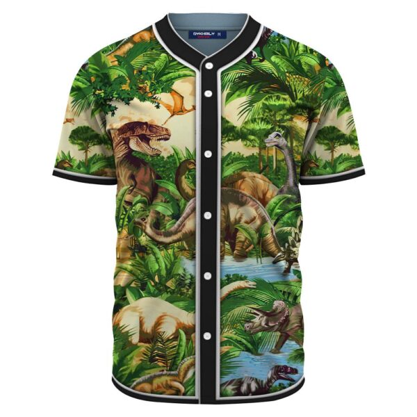 Gearhumans 3D Dinosaur World Custom Jersey Shirt GW0107219 Jersey Shirt Jersey Shirt Men S