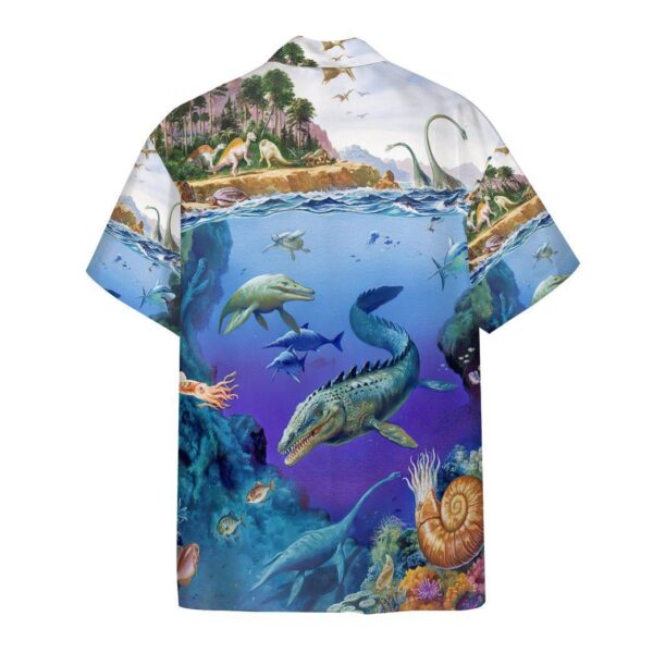Gearhumans 3D Dinosaurs Population Hawaii Shirt ZK2505216 Hawai Shirt 