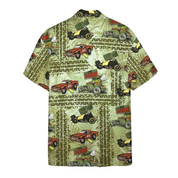 Gearhumans 3D Dirt Track Racing Hawaii Shirt ZZ13047 Hawai Shirt 