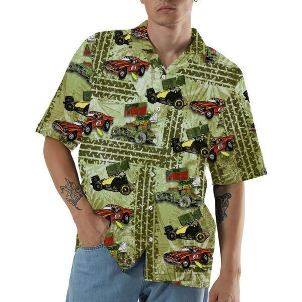 Gearhumans 3D Dirt Track Racing Hawaii Shirt ZZ13047 Hawai Shirt 