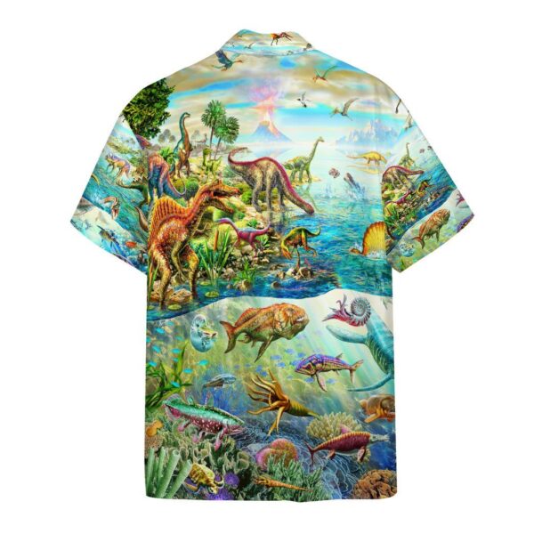 Gearhumans 3D Discover the Dinosaurs World Custom Short Sleeve Shirt GS15062112 Hawai Shirt