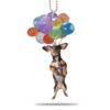 Gearhumans 3D Dog Balloon Car Hanging GJ31052103 Car Hanging Car Hanging/1 Pack