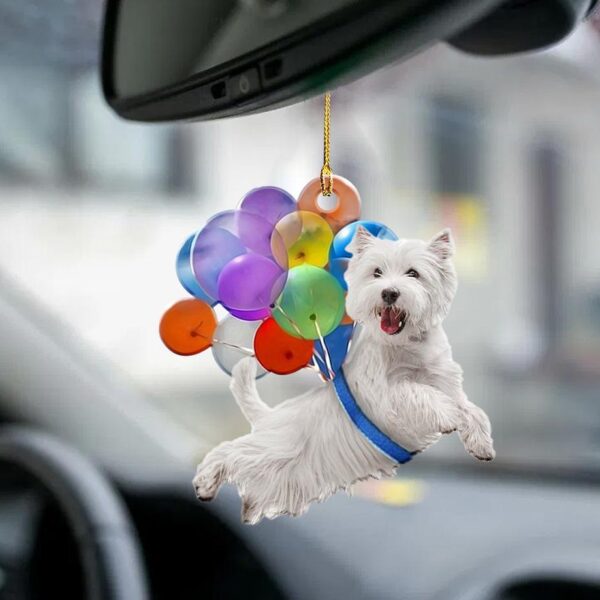 Gearhumans 3D Dog Balloon Car Hanging GJ31052107 Car Hanging