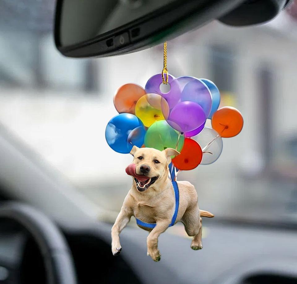 Gearhumans 3D Dog Balloon Car Hanging GJ31052110 Car Hanging