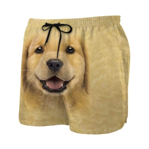 Gearhumans 3D Dog Head Beach Shorts Swim Trunks GV12063 Men Shorts