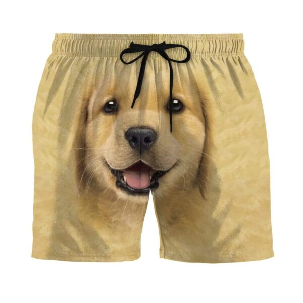 Gearhumans 3D Dog Head Beach Shorts Swim Trunks GV12063 Men Shorts Men Shorts S 