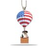 Gearhumans 3D Dog In Hot Air Balloon Custom Car Hanging GW08061 Car Hanging Car Hanging/1 Pack